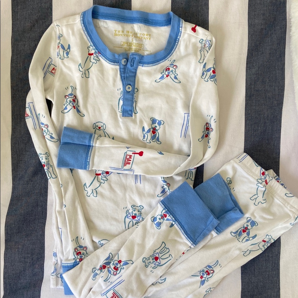 The Beaufort Bonnet Company Valentine Pajama Set